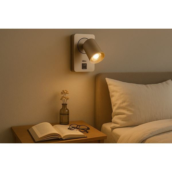 Artdelight Wandlamp Megano met USB-ingang