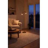 Highlight Dimbare 2-lichts vloerlamp Piero met geïntegreerde LED