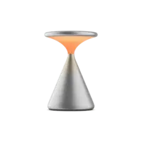 Grau Dimbare, draagbare en oplaadbare tafellamp Salt met geïntegreerde LED