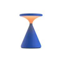 Grau Dimbare, draagbare en oplaadbare tafellamp Salt met geïntegreerde LED