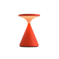 Grau Dimbare, draagbare en oplaadbare tafellamp Salt met geïntegreerde LED