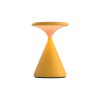 Grau Dimbare, draagbare en oplaadbare tafellamp Salt met geïntegreerde LED