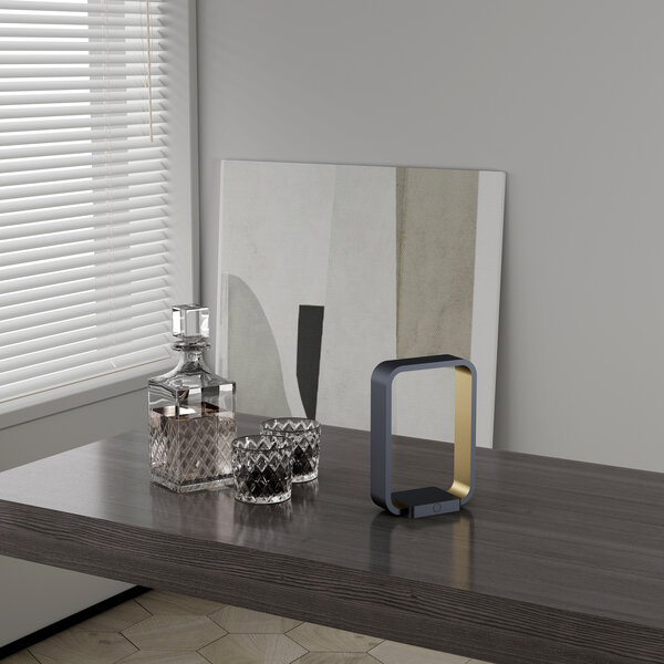 Artdelight 3-staps dimbare tafellamp Modesto met geïntegreerde LED