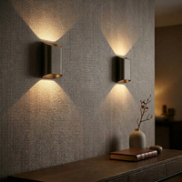 Artdelight 'Dim to Warm' dimbare in- en outdoor 2-lichts wandlamp Diaz S met geïntegreerde LED | IP65