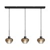 Masterlight 3-lichts hanglamp Genua | L 100 cm x B 8 cm | 3x Ø 20 cm