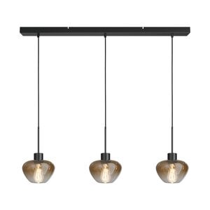 Masterlight 3-lichts hanglamp Genua | L 100 cm x B 8 cm | 3x Ø 20 cm