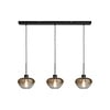 Masterlight 3-lichts hanglamp Genua | L 100 cm x B 8 cm | 3x Ø 24 cm