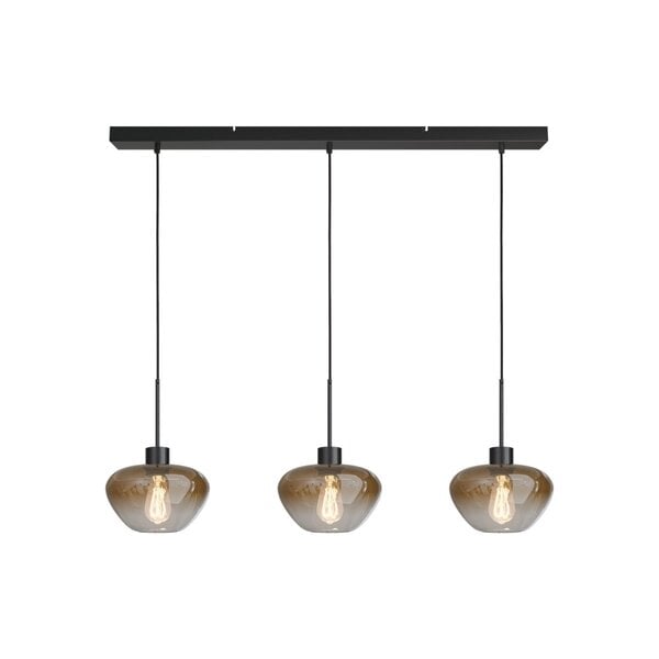 Masterlight 3-lichts hanglamp Genua | L 100 cm x B 8 cm | 3x Ø 24 cm