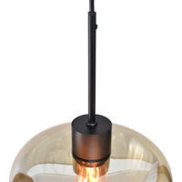 Masterlight 3-lichts hanglamp Genua | L 100 cm x B 8 cm | 3x Ø 24 cm