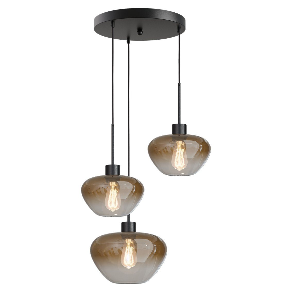 zwart | 2x ø 24 cm + 1x ø 29 cm