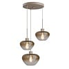 Masterlight 3-lichts hanglamp Genua Ø 35 cm