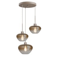 Masterlight 3-lichts hanglamp Genua Ø 35 cm
