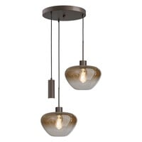 Masterlight 3-lichts hanglamp Genua-Marina Ø 35 cm