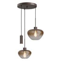 Masterlight 3-lichts hanglamp Genua-Marina Ø 35 cm