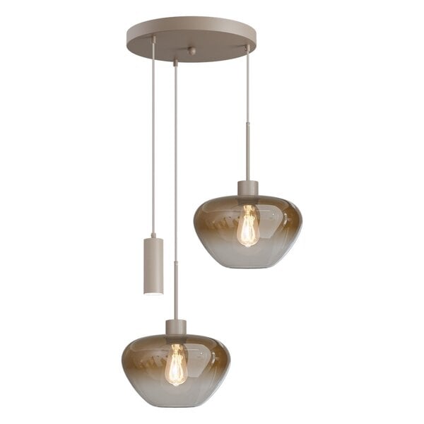 Masterlight 3-lichts hanglamp Genua-Marina Ø 35 cm