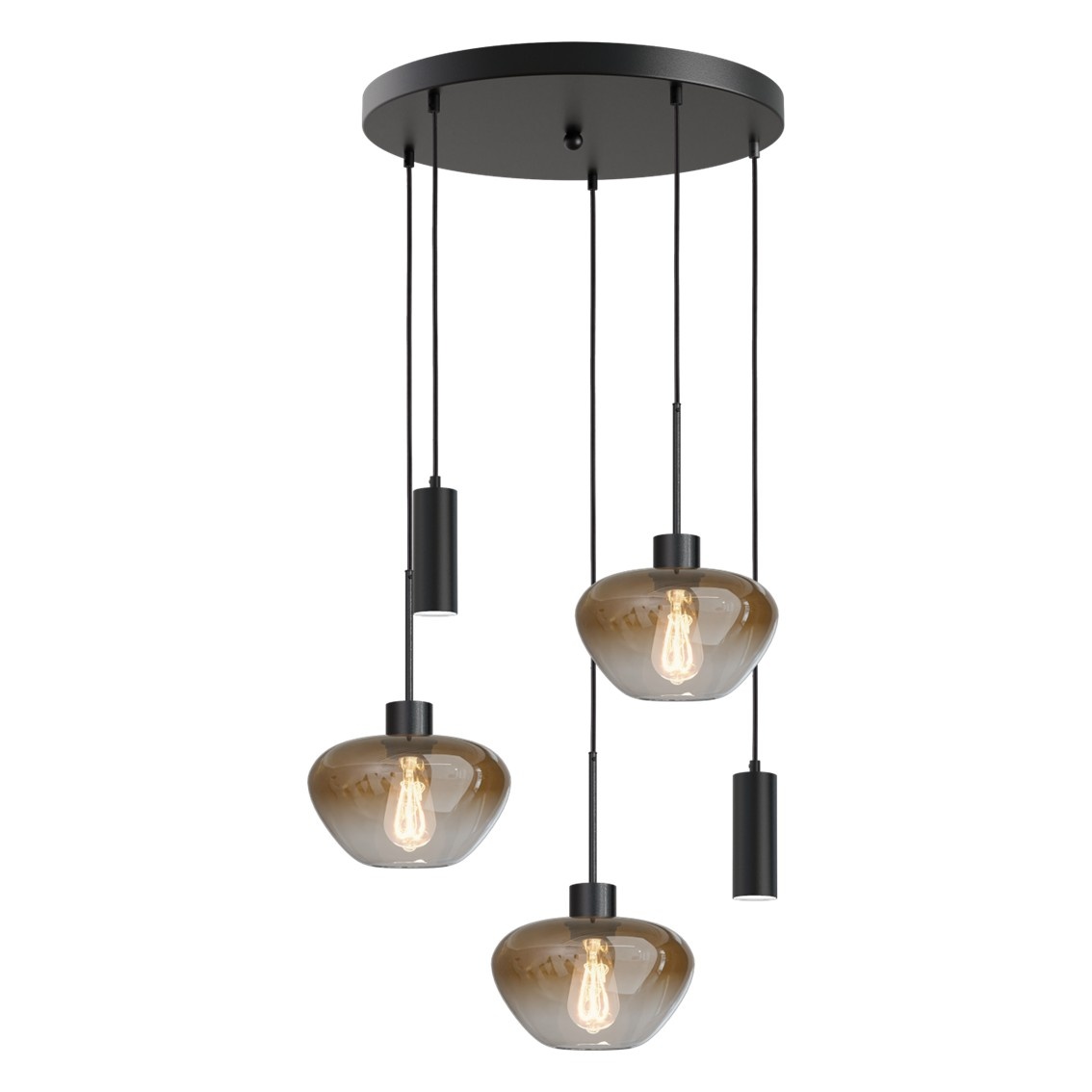 3x ø 24 cm + 2x marina zwart