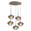 Masterlight 5-lichts hanglamp Genua-Marina Ø 50 cm | Beige