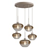 Masterlight 5-lichts hanglamp Genua-Marina Ø 50 cm | Beige