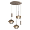 Masterlight 5-lichts hanglamp Genua-Marina Ø 50 cm | Beige