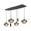 Masterlight 6-lichts hanglamp Genua-Marina | L 140 x B 45 cm