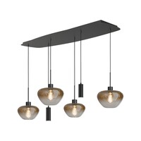 Masterlight 6-lichts hanglamp Genua-Marina | L 140 x B 45 cm