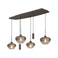 Masterlight 6-lichts hanglamp Genua-Marina | L 140 x B 45 cm