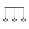 Masterlight 3-lichts hanglamp Genua | L 130 x B 8 cm