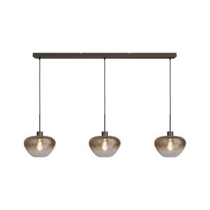 Masterlight 3-lichts hanglamp Genua | L 130 x B 8 cm
