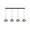 Masterlight 4-lichts hanglamp Genua | L 130 x B 8 cm