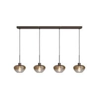 Masterlight 4-lichts hanglamp Genua | L 130 x B 8 cm