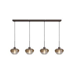 Masterlight 4-lichts hanglamp Genua | L 130 x B 8 cm