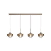 Masterlight 4-lichts hanglamp Genua | L 130 x B 8 cm