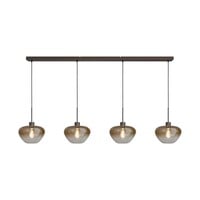 Masterlight 4-lichts hanglamp Genua | L 160 x B 8 cm