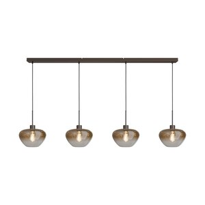 Masterlight 4-lichts hanglamp Genua | L 160 x B 8 cm