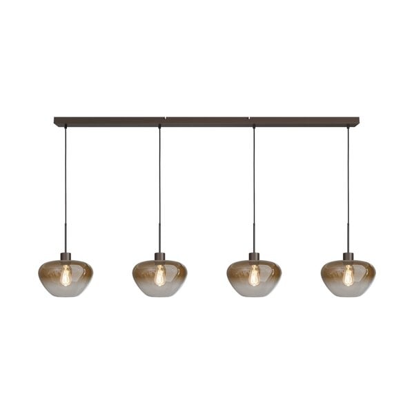 Masterlight 4-lichts hanglamp Genua | L 160 x B 8 cm