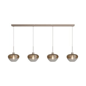 Masterlight 4-lichts hanglamp Genua | L 160 x B 8 cm