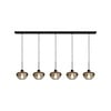 Masterlight 5-lichts hanglamp Genua | L 160 x B 8 cm