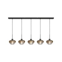 Masterlight 5-lichts hanglamp Genua | L 160 x B 8 cm
