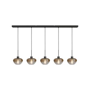 Masterlight 5-lichts hanglamp Genua | L 160 x B 8 cm