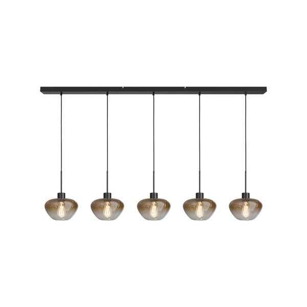 Masterlight 5-lichts hanglamp Genua | L 160 x B 8 cm