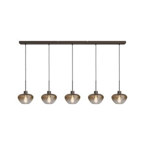 Masterlight 5-lichts hanglamp Genua | L 160 x B 8 cm