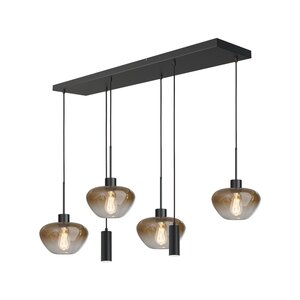 Masterlight 6-lichts hanglamp Genua-Marina | L 130 x B 25 cm