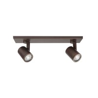 Highlight Kantelbare én draaibare 2-lichts opbouwspot Halo