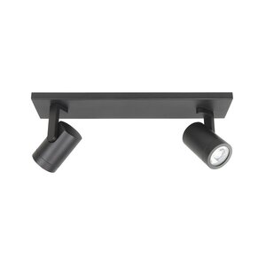 Highlight Kantelbare én draaibare 2-lichts opbouwspot Halo