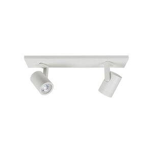 Highlight Kantelbare én draaibare 2-lichts opbouwspot Halo