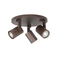 Highlight Kantelbare én draaibare ronde 3-lichts opbouwspot Halo