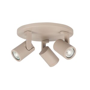 Highlight Kantelbare én draaibare ronde 3-lichts opbouwspot Halo