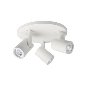 Highlight Kantelbare én draaibare ronde 3-lichts opbouwspot Halo