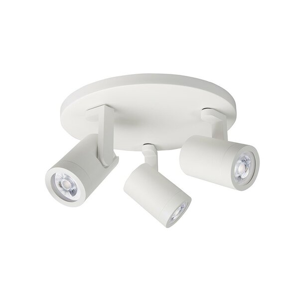 Highlight Kantelbare én draaibare ronde 3-lichts opbouwspot Halo