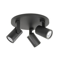 Highlight Kantelbare én draaibare ronde 3-lichts opbouwspot Halo